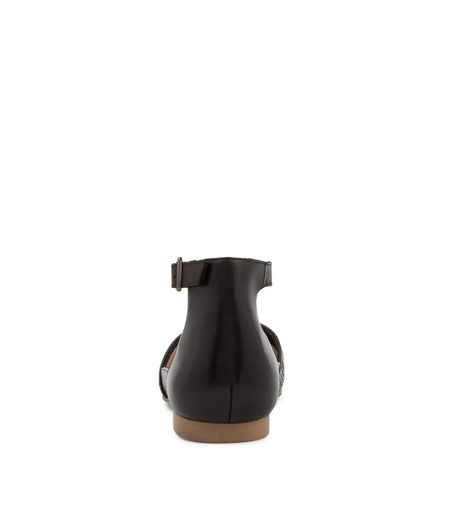 camay_xf_black_leather_flat_shoes_2.webp Camay Xf Black Leather Flat Shoes<ZIERA Shop