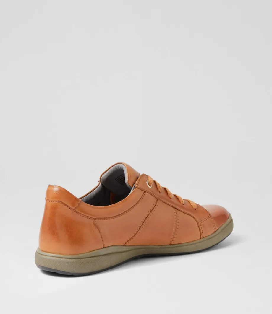 caren__camel_leather_sneakers_2.webp Caren 42 Camel Leather Sneakers<JOSEF SEIBEL Best Sale