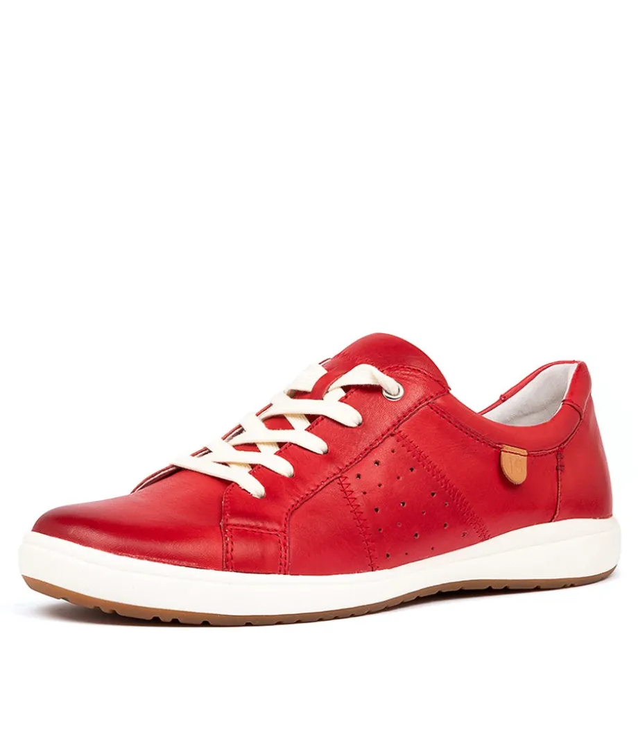 Caren 01 Red Leather<JOSEF SEIBEL Online