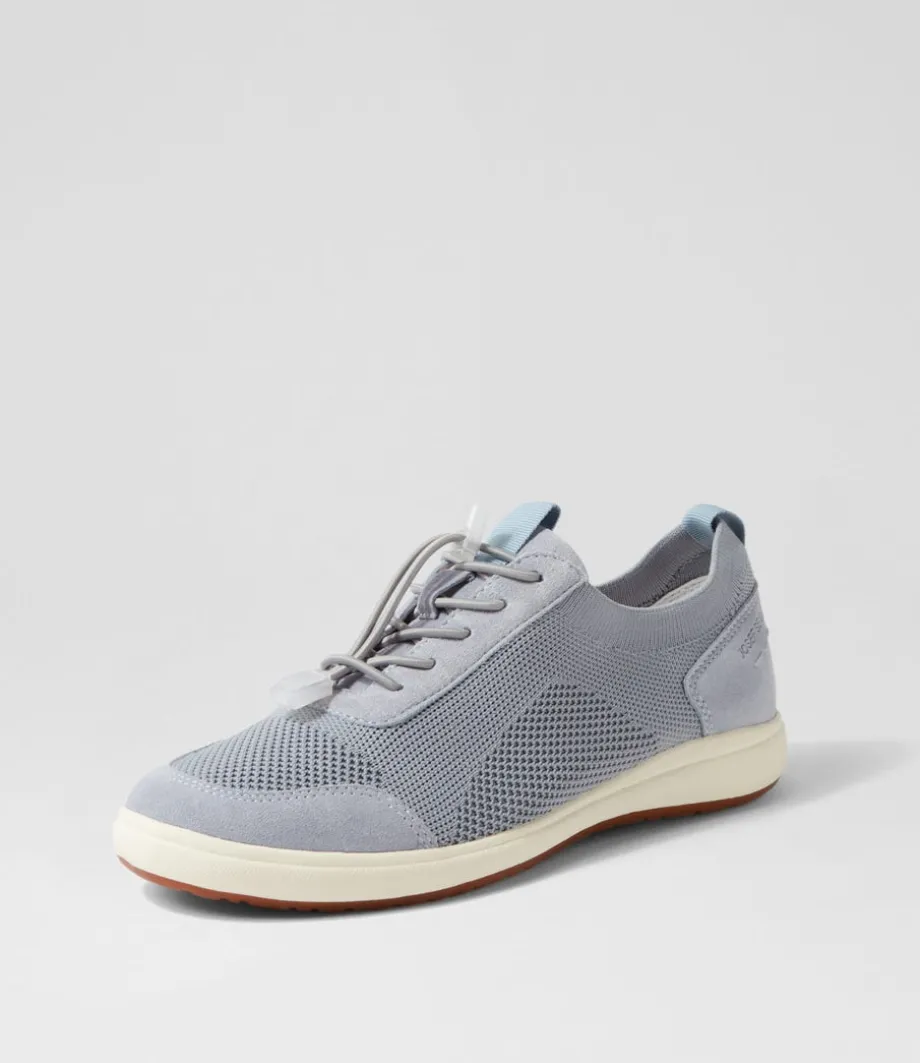 Caren 48 Skyblue Leather Sneakers<JOSEF SEIBEL Flash Sale