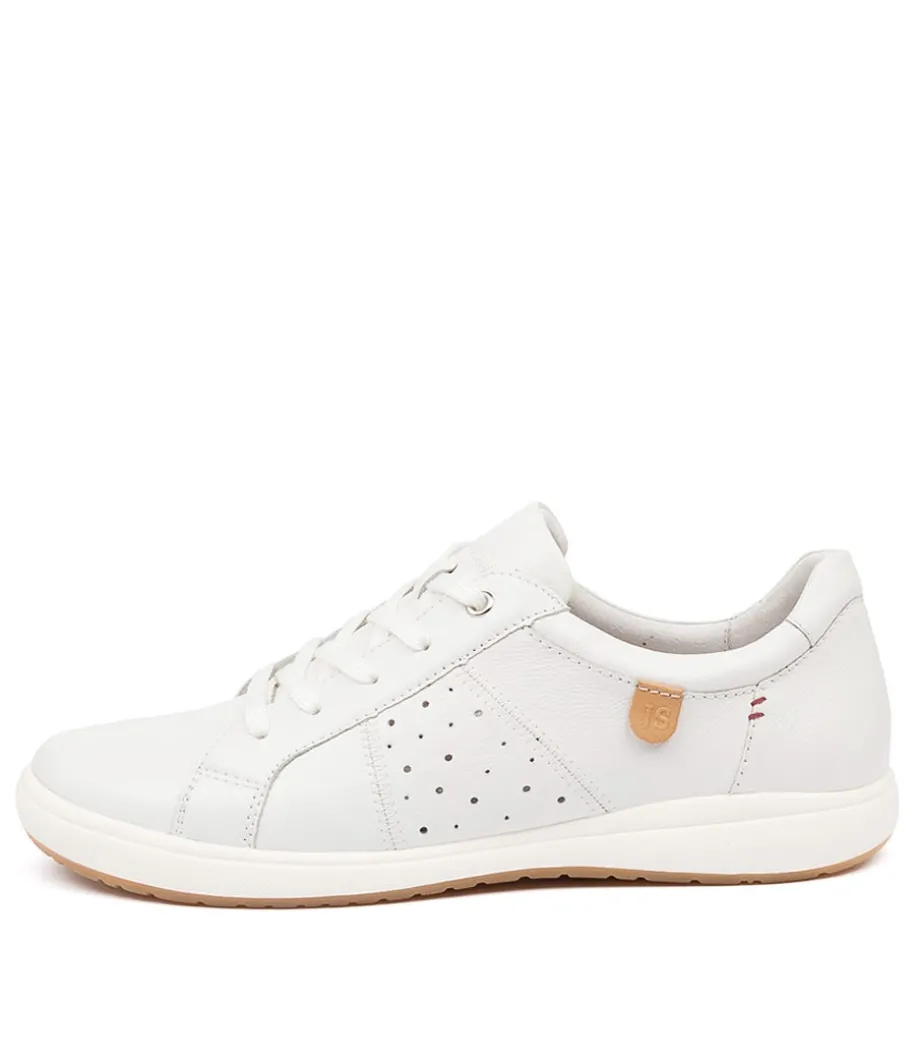 Caren 01 White Leather<JOSEF SEIBEL New