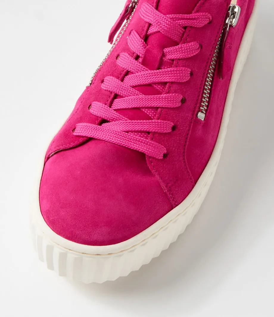 carmelia_pink_suede_sneakers_3.webp Carmelia Pink Suede Sneakers<GABOR Best