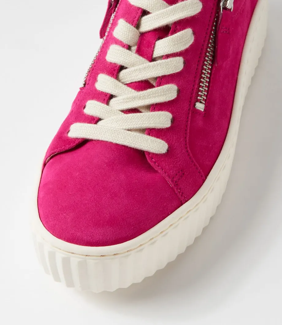 carmelia_pink_suede_sneakers_4.webp Carmelia Pink Suede Sneakers<GABOR Best