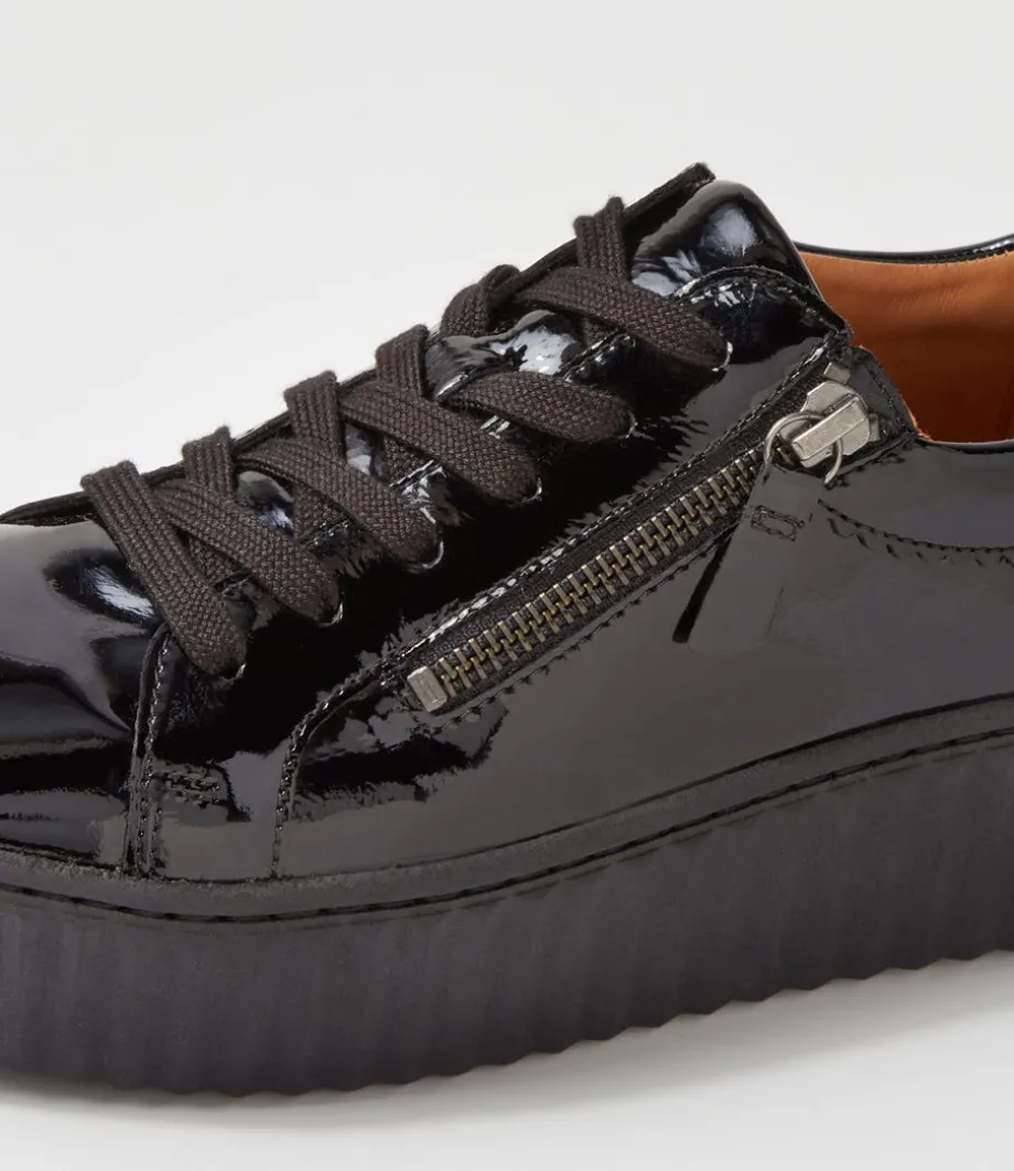 carmelia_schwarz_patent_leather_sneakers_4.webp Carmelia Schwarz Patent Leather Sneakers<GABOR Store