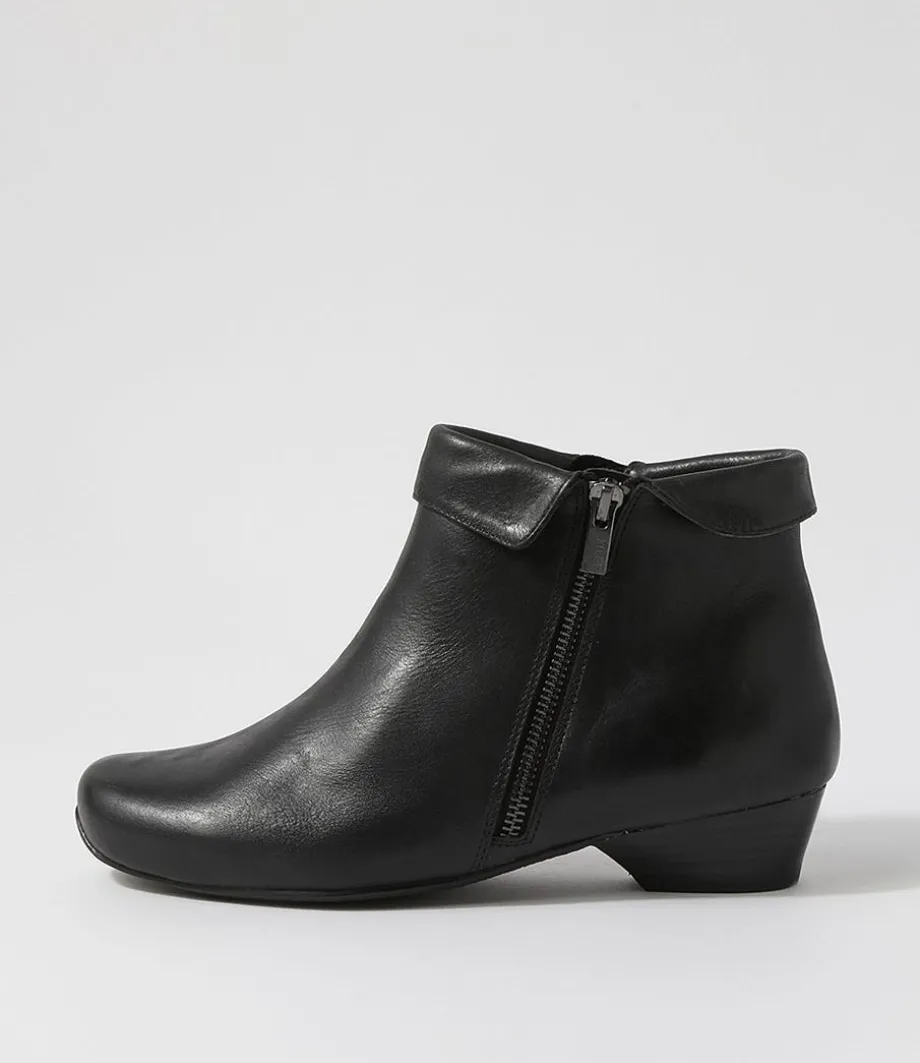 Cathal Xw Black Leather Ankle Boots<ZIERA Discount