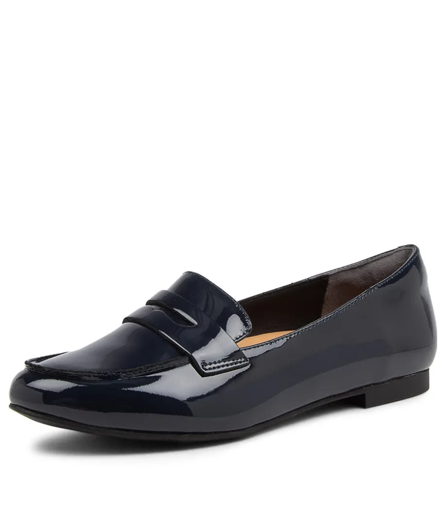 Cedar Xf Navy Patent Leather Loafers<ZIERA Clearance