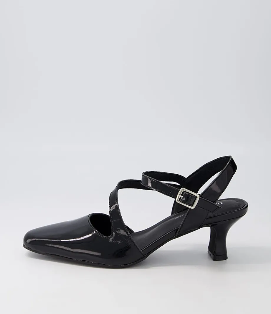 Charissa Black Patent Leather Heels<DJANGO & JULIETTE Shop