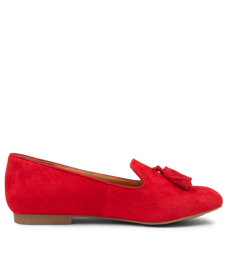 charter_xf_red_suede_flat_shoes_3.webp Charter Xf Red Suede Flat Shoes<ZIERA Cheap