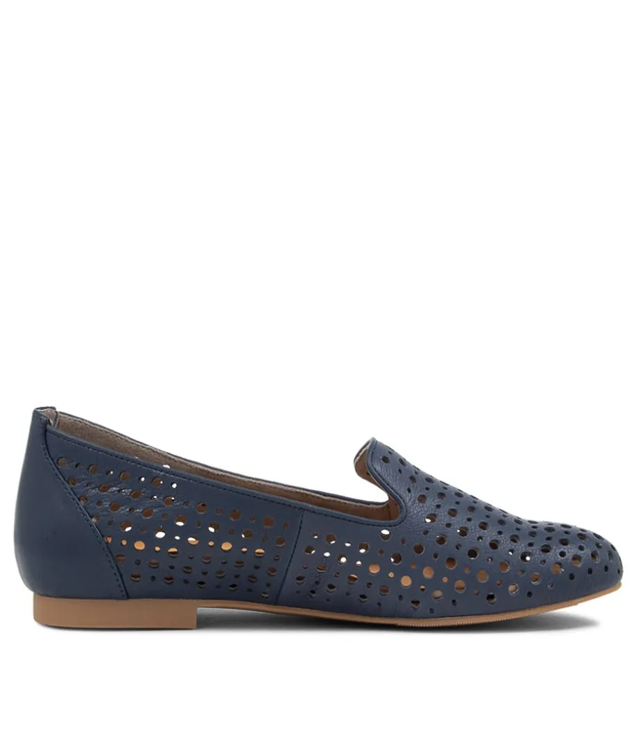 cindra_xf_navy_leather_loafers_3.webp Cindra Xf Navy Leather Loafers<ZIERA Fashion
