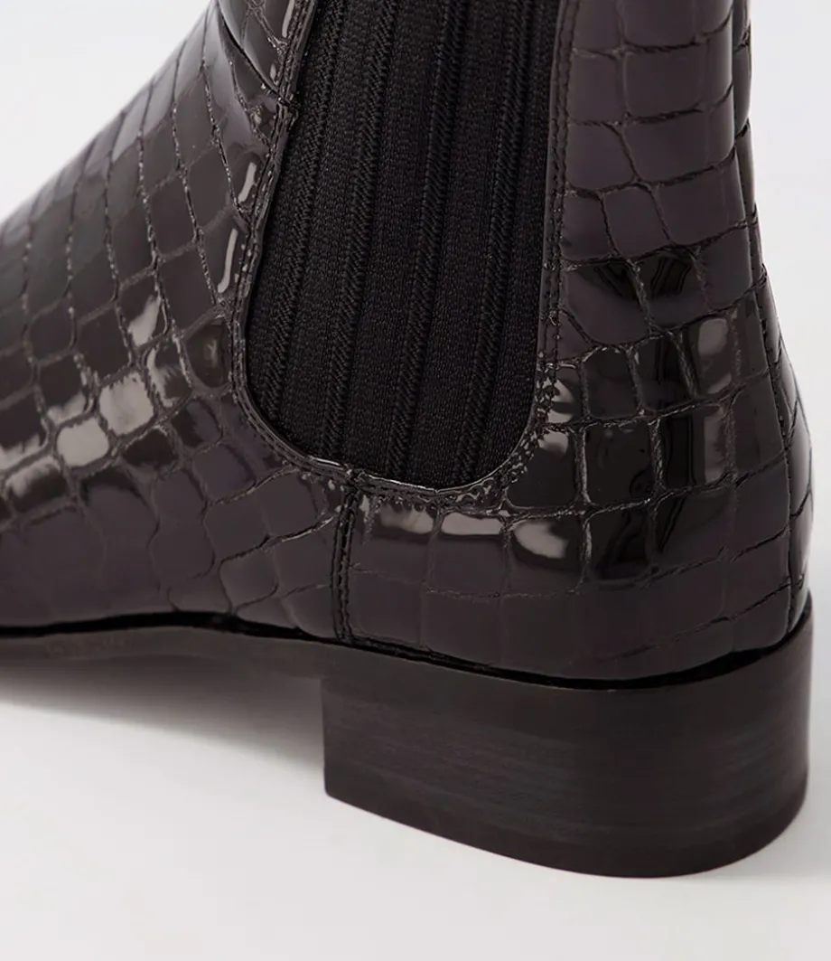 cohen_black_patent_croc_chelsea_boots_4.webp Cohen Black Patent Croc Chelsea Boots<DJANGO & JULIETTE Online