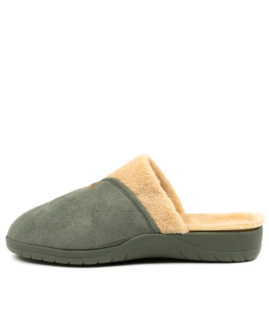 Comfy W Sage Slippers<ZIERA Shop