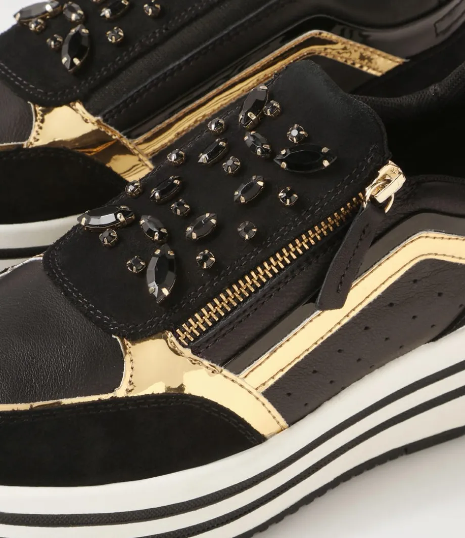 d_kency_b_black_suede_leather_sneakers_4.webp D Kency B Black Suede Leather Sneakers<GEOX Store