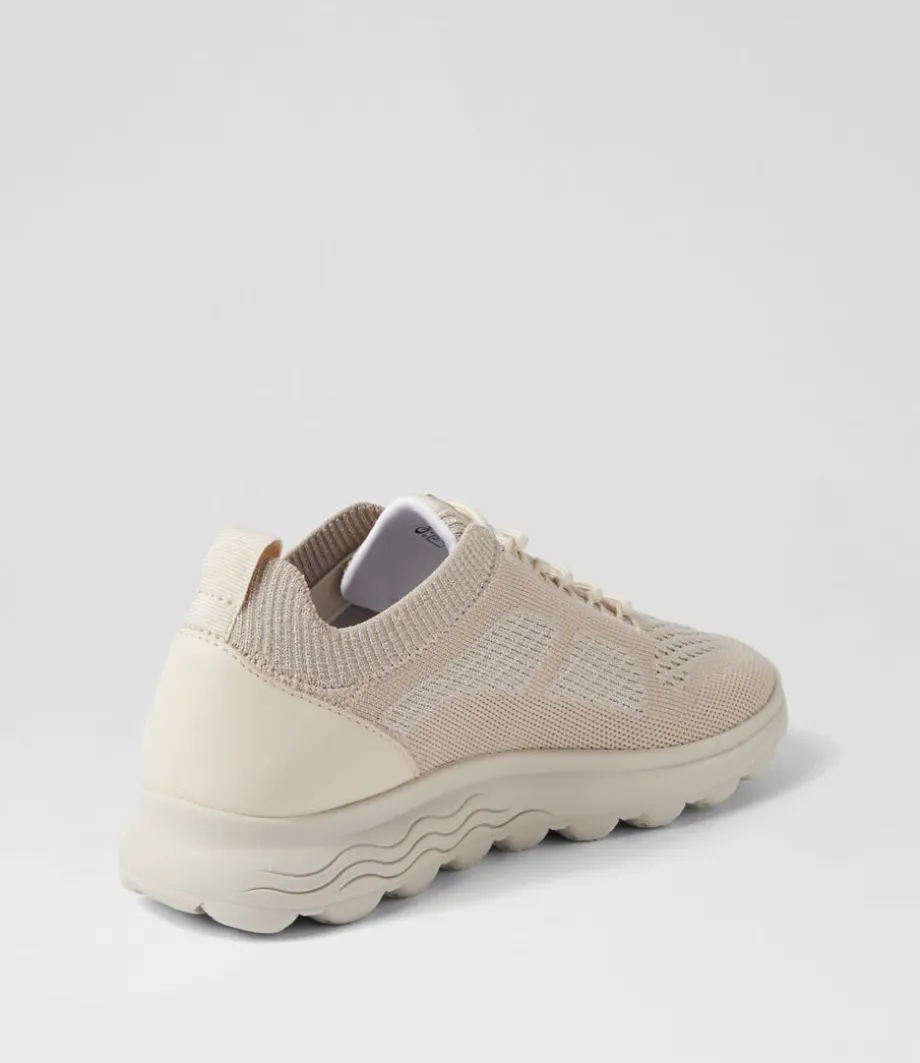 d_spherica_a_t_off_white_knit_sneakers_2.webp D Spherica A 9T Off White Knit Sneakers<GEOX Best Sale