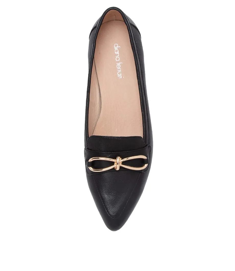 dae_black_leather_ballet_flats_4.webp Dae Black Leather Ballet Flats<DIANA FERRARI Sale