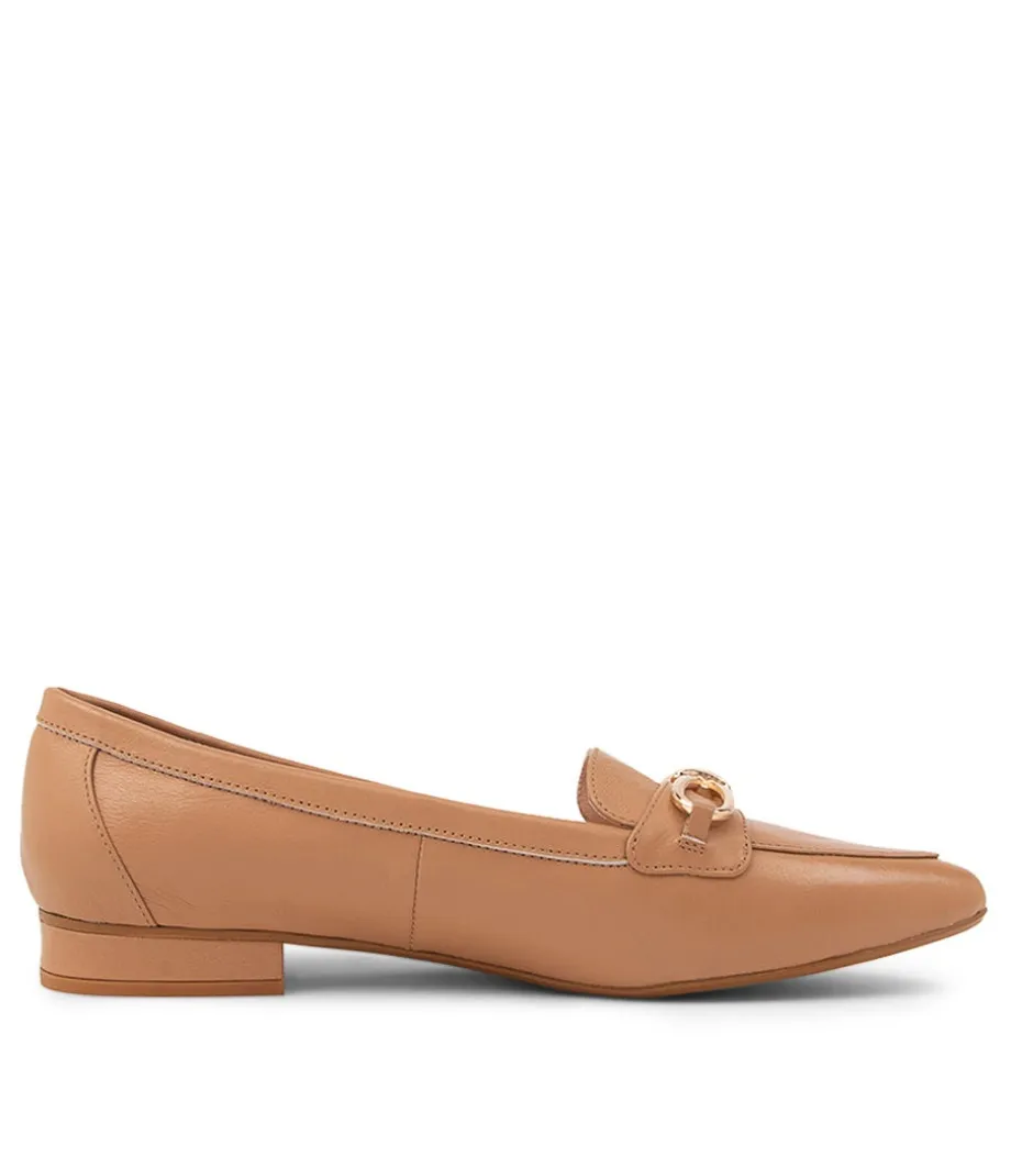 dae_light_camel_leather_ballet_flats_3.webp Dae Light Camel Leather Ballet Flats<DIANA FERRARI Flash Sale
