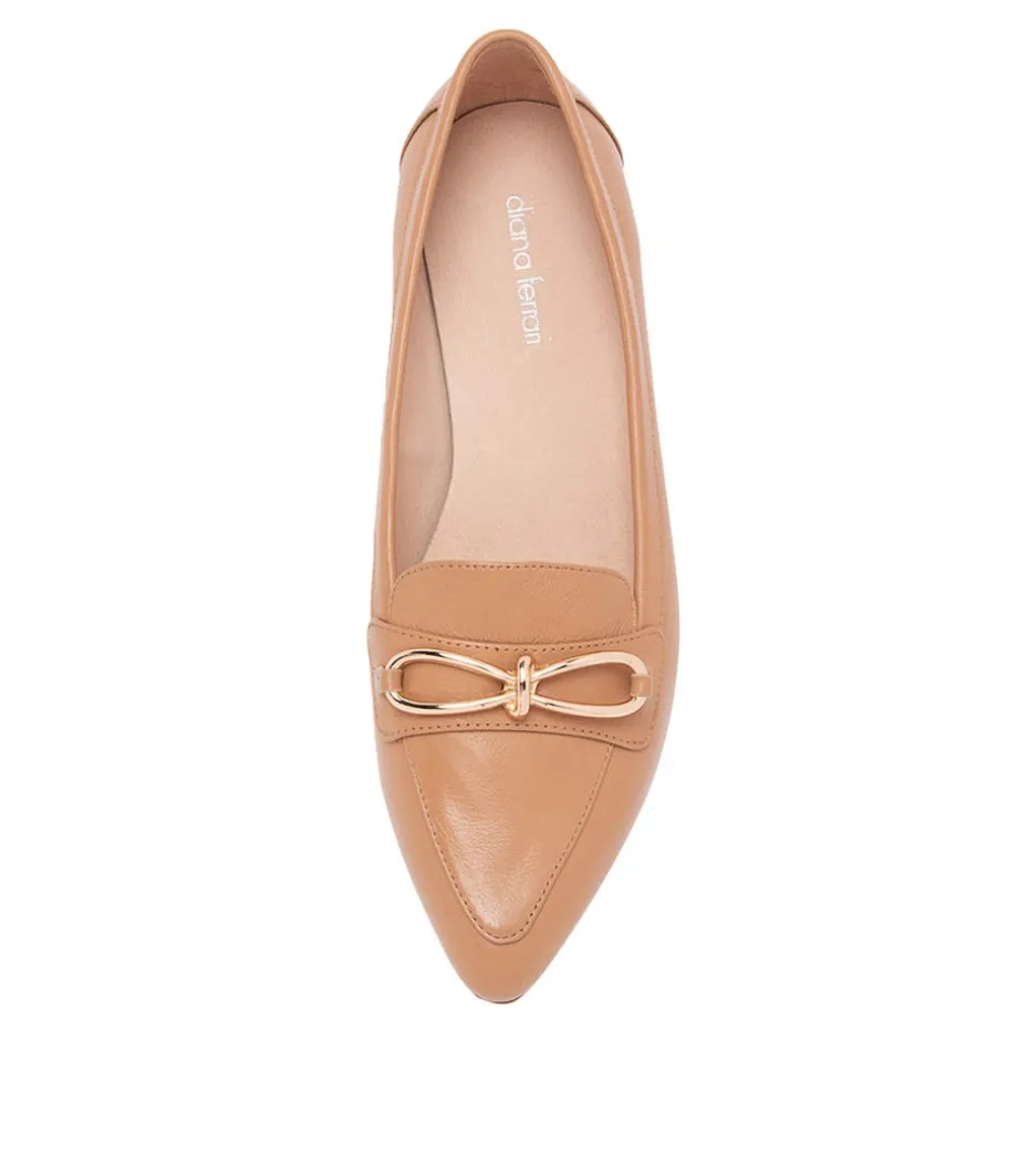 dae_light_camel_leather_ballet_flats_4.webp Dae Light Camel Leather Ballet Flats<DIANA FERRARI Flash Sale