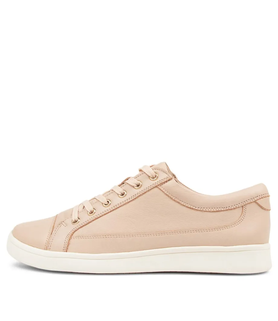 Danni Xf Pale Pink Leather Sneakers<ZIERA Sale