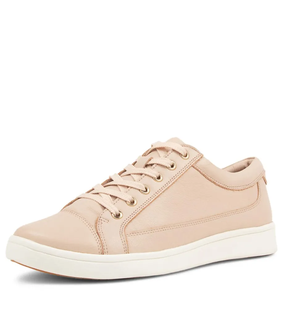 Danni Xf Pale Pink Leather Sneakers<ZIERA Sale