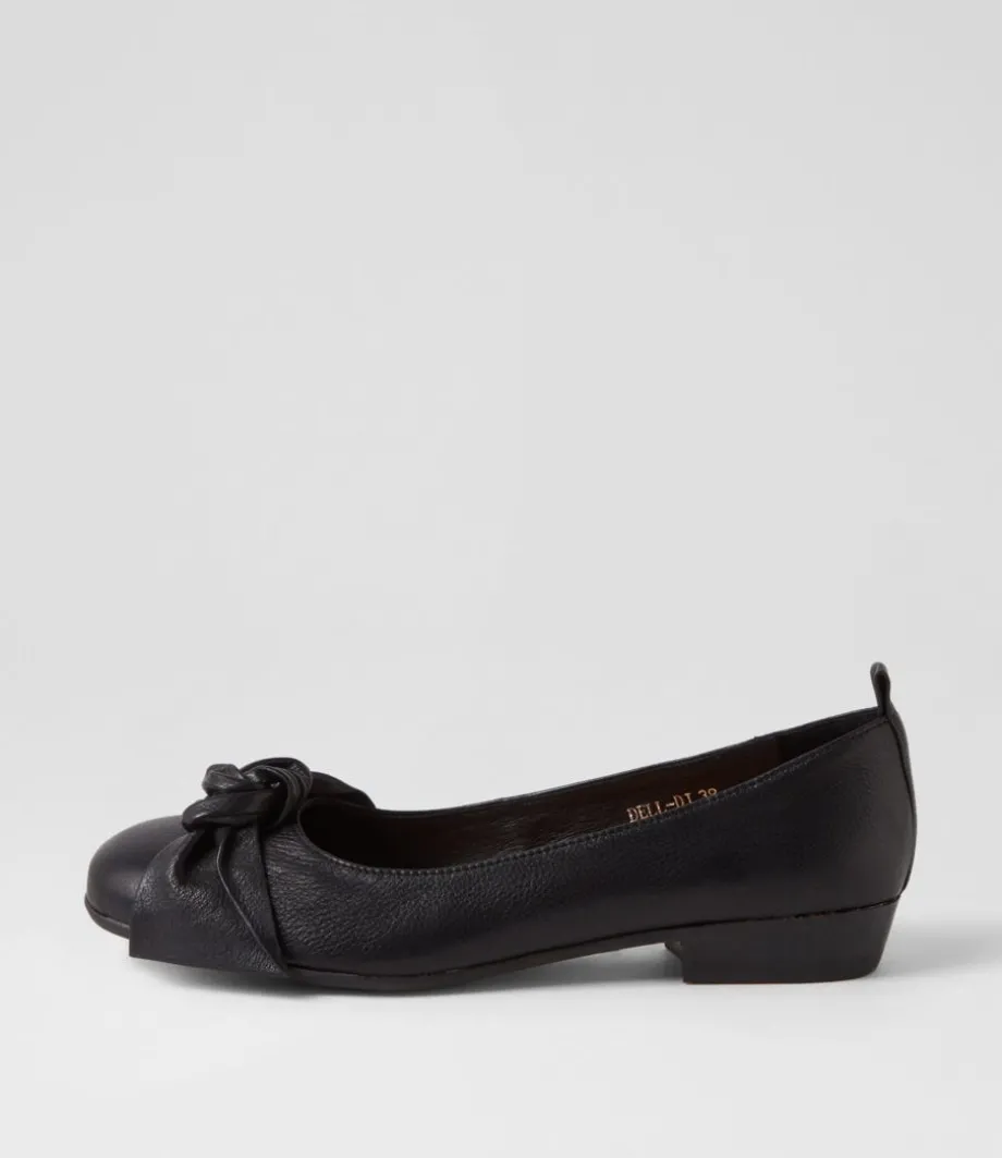 Dell Black Leather Ballet Flats<DJANGO & JULIETTE Best