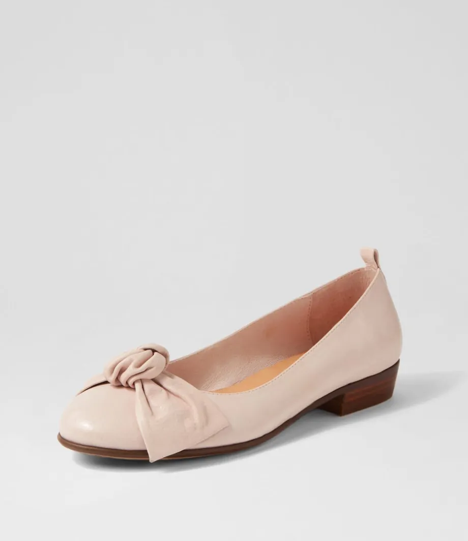 Dell Dusty Pink Leather Ballet Flats<DJANGO & JULIETTE Sale