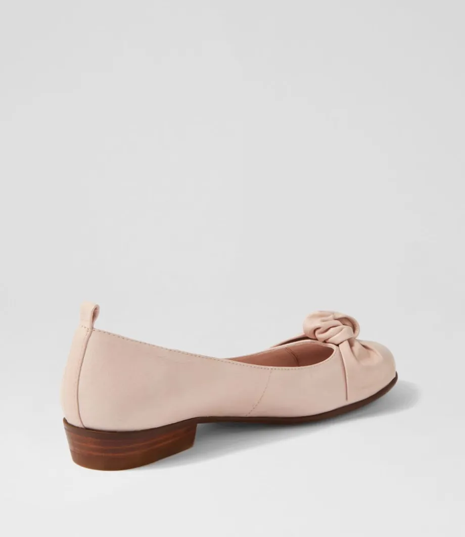dell_dusty_pink_leather_ballet_flats_2.webp Dell Dusty Pink Leather Ballet Flats<DJANGO & JULIETTE Sale