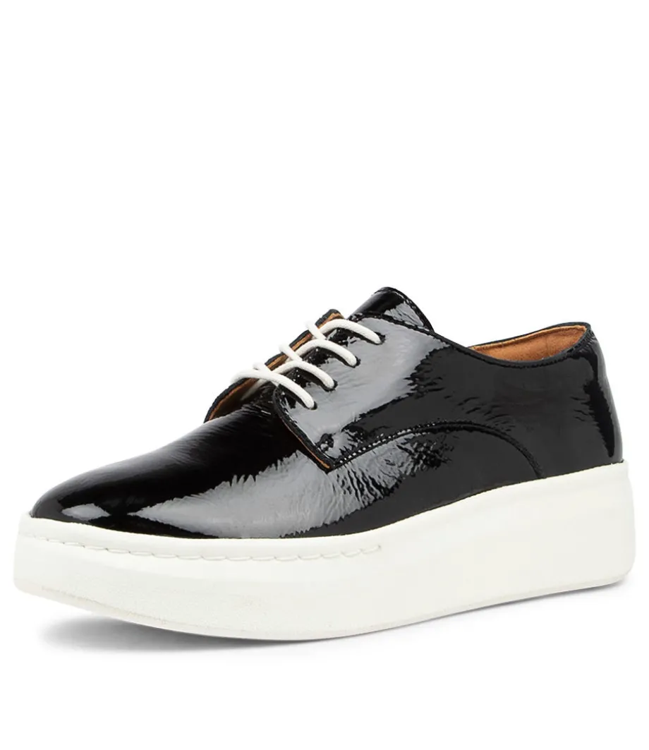 Derby City I Black Patent Leather Sneakers<ROLLIE Fashion