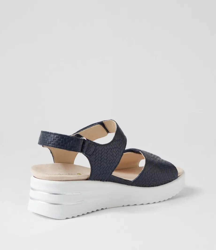 dina__notte_woven_leather_sandals_2.webp Dina 3 Notte Woven Leather Sandals<WALDLAUFER Cheap