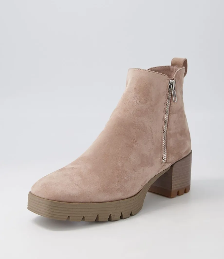 Dinis Mushroom Suede Ankle Boots<DJANGO & JULIETTE Best Sale