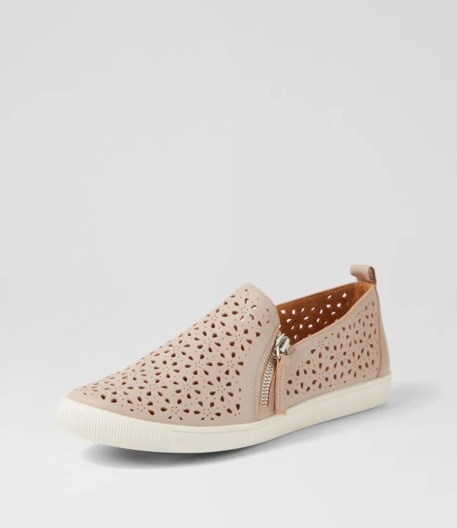 Dixon Xf Nougat Leather Sneakers<ZIERA Best