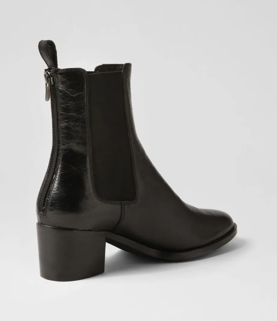 dowell_black_leather_chelsea_boots_2.webp Dowell Black Leather Chelsea Boots<DJANGO & JULIETTE Best Sale
