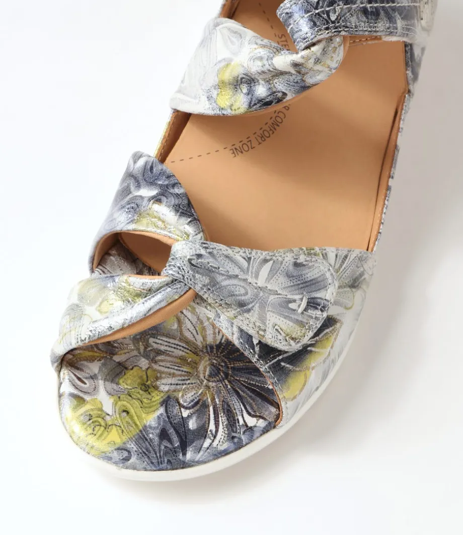 doxie_w_navy_silver_floral_leather_sandals_3.webp Doxie W Navy Silver Floral Leather Sandals<ZIERA Sale
