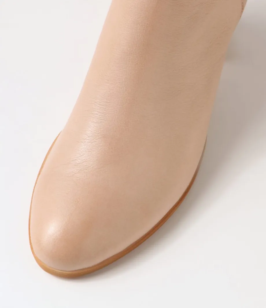 duriel_cafe_natural_heel_leather_ankle_boots_3.webp Duriel Cafe Natural Heel Leather Ankle Boots<DJANGO & JULIETTE Cheap