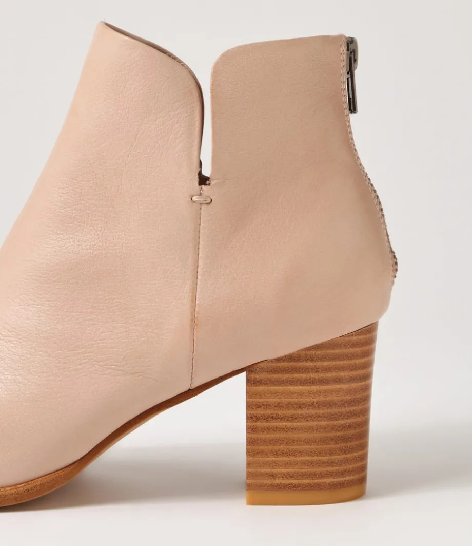 duriel_cafe_natural_heel_leather_ankle_boots_4.webp Duriel Cafe Natural Heel Leather Ankle Boots<DJANGO & JULIETTE Cheap