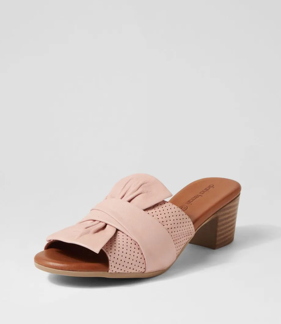 Enom Blush Leather Sandals<DIANA FERRARI Hot