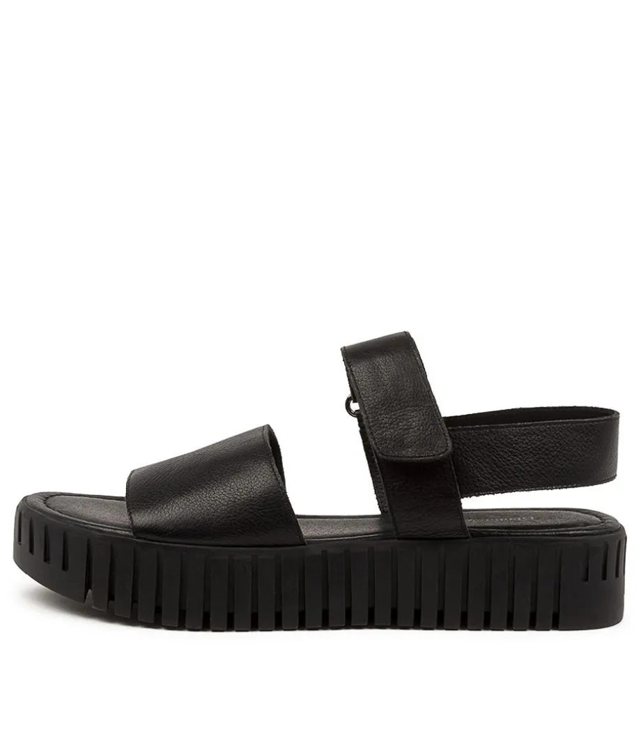 Erric Black-Black Leat<DJANGO & JULIETTE Shop