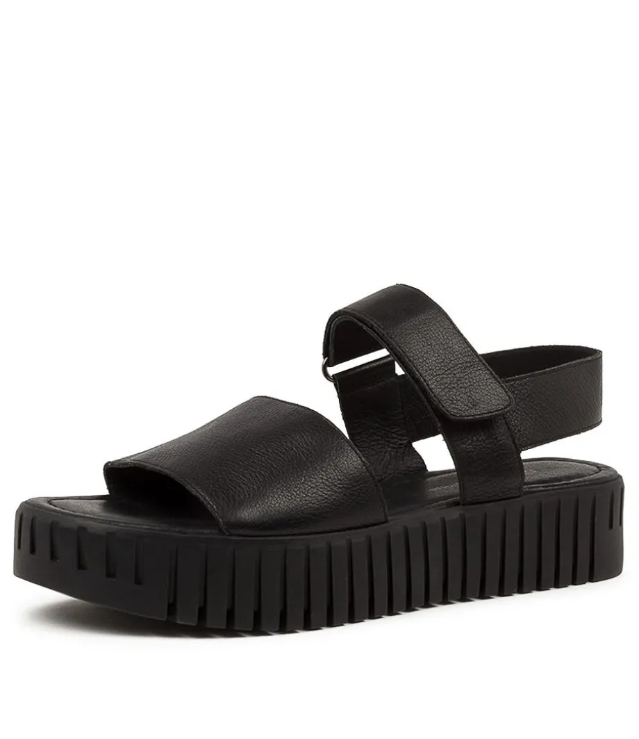 Erric Black-Black Leat<DJANGO & JULIETTE Shop