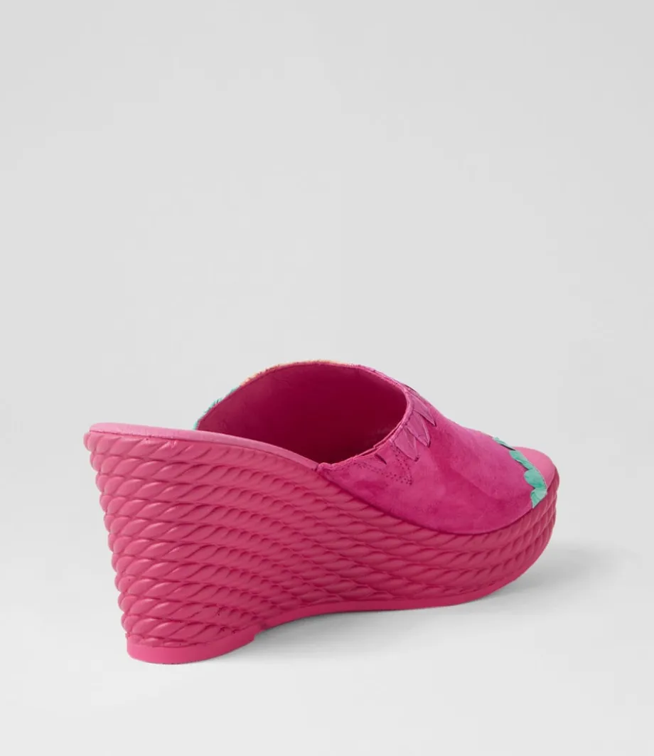 esmey_fuchsia_bright_suede_sandals_2.webp Esmey Fuchsia Bright Suede Sandals<DJANGO & JULIETTE Cheap