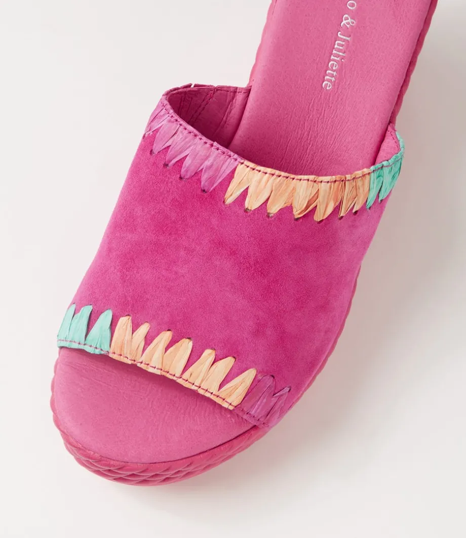 esmey_fuchsia_bright_suede_sandals_3.webp Esmey Fuchsia Bright Suede Sandals<DJANGO & JULIETTE Cheap