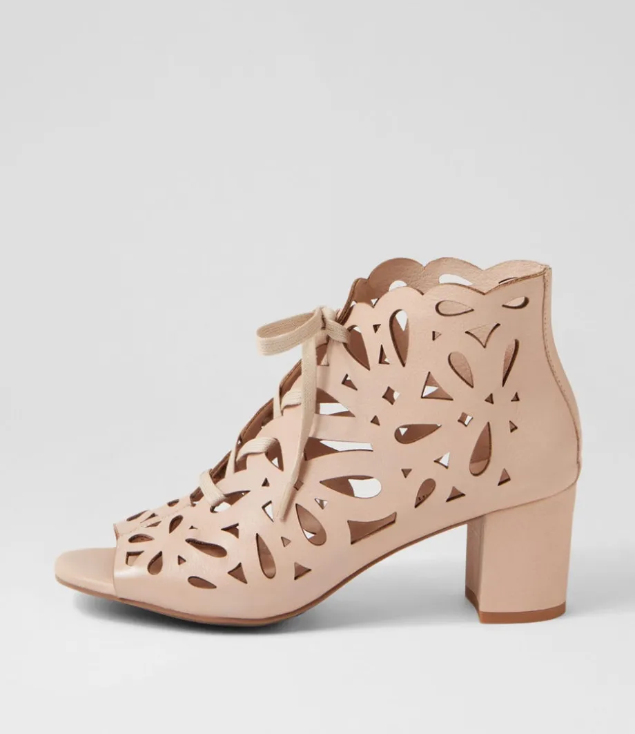 Excellent Nude Leather Sandals<DJANGO & JULIETTE Cheap