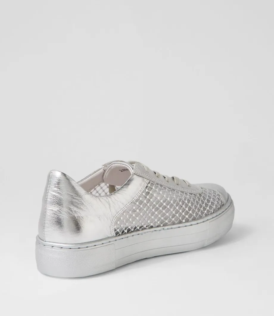 fabia_silver_jewels_leather_sneakers_2.webp Fabia Silver Jewels Leather Sneakers<DJANGO & JULIETTE Clearance