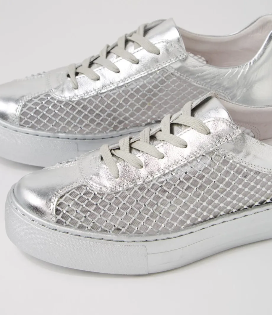 fabia_silver_jewels_leather_sneakers_4.webp Fabia Silver Jewels Leather Sneakers<DJANGO & JULIETTE Clearance