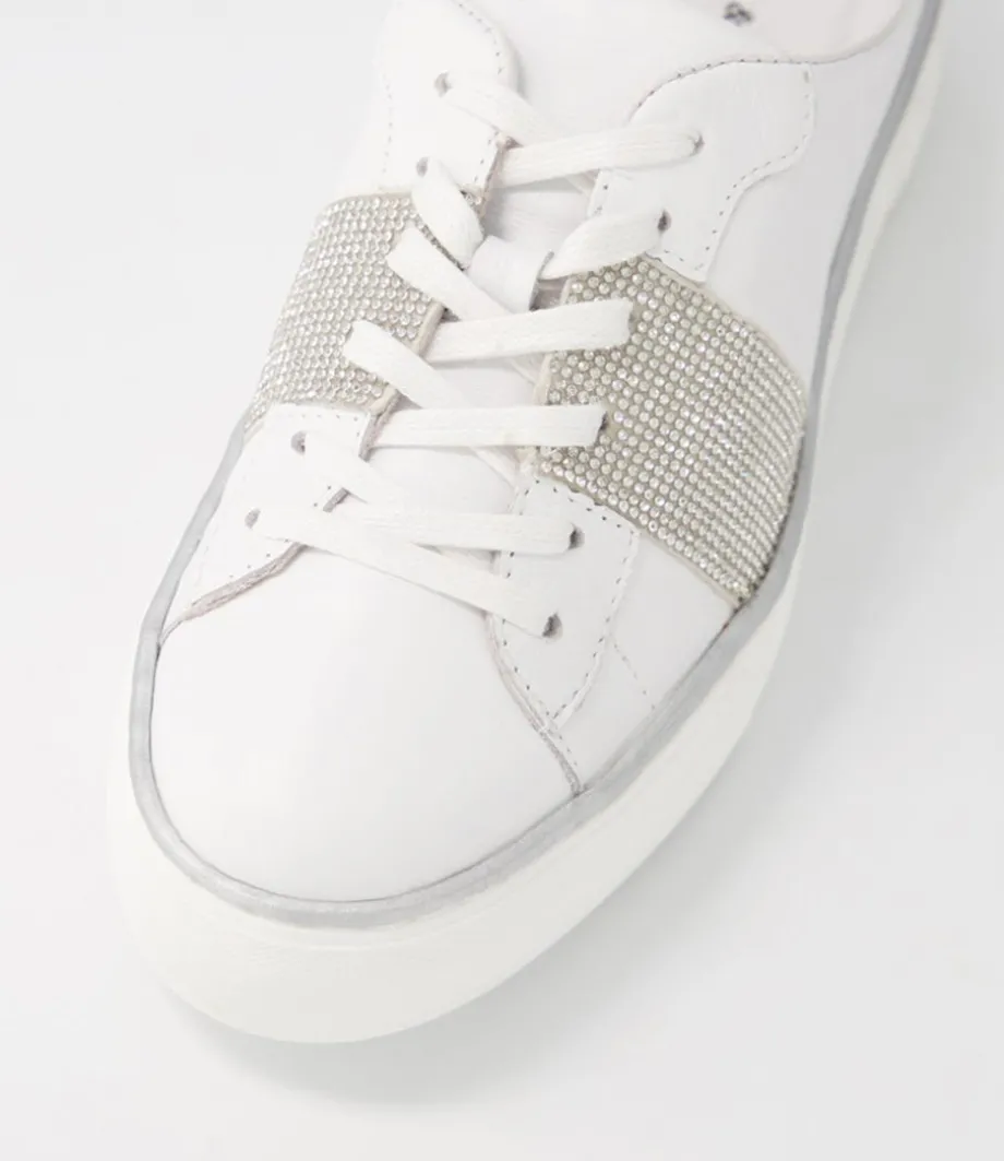 faimos_white_leather_sneakers_3.webp Faimos White Leather Sneakers<DJANGO & JULIETTE Cheap