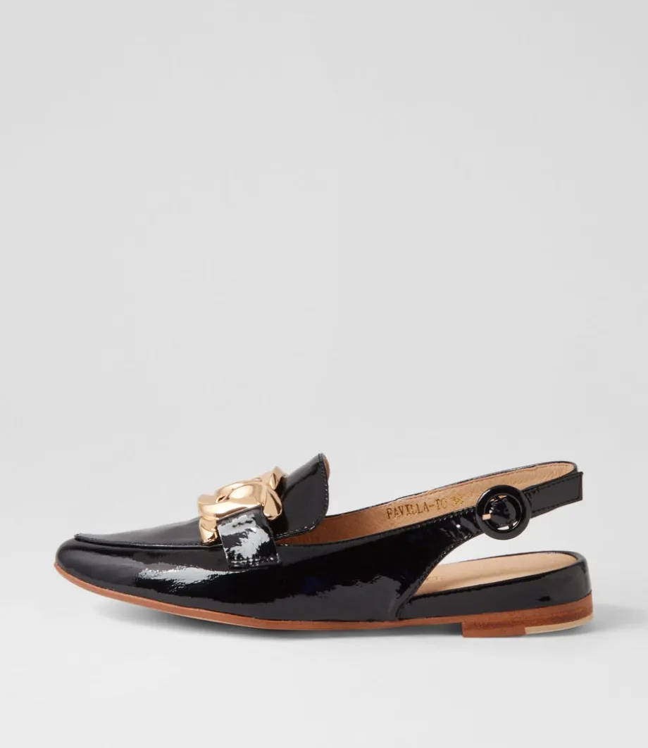 Favilla Black Patent Leather Loafers<TOP END Online