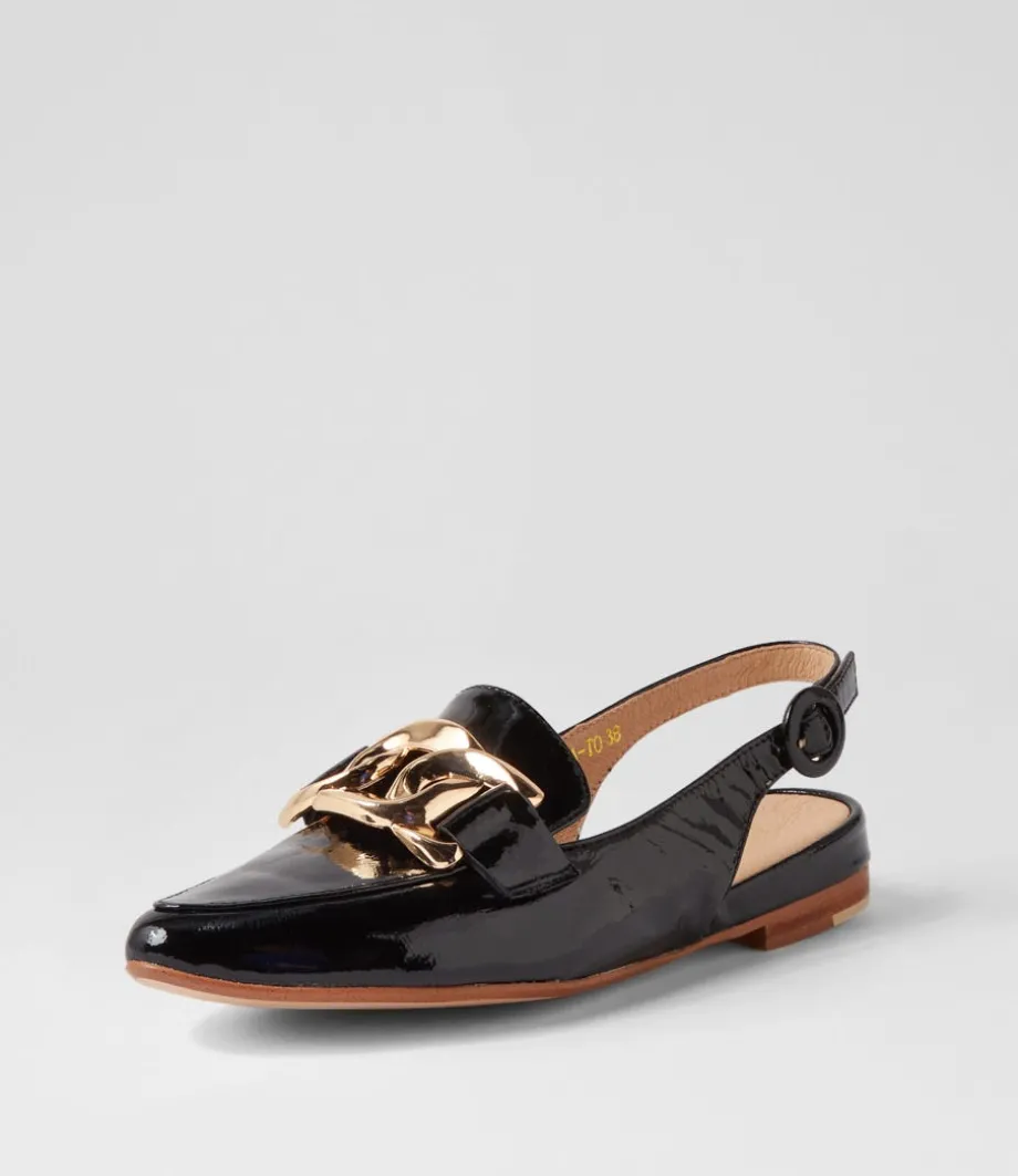 Favilla Black Patent Leather Loafers<TOP END Online