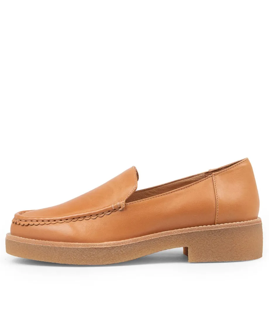 Feight Tan Leather Loafers<MOLLINI Sale