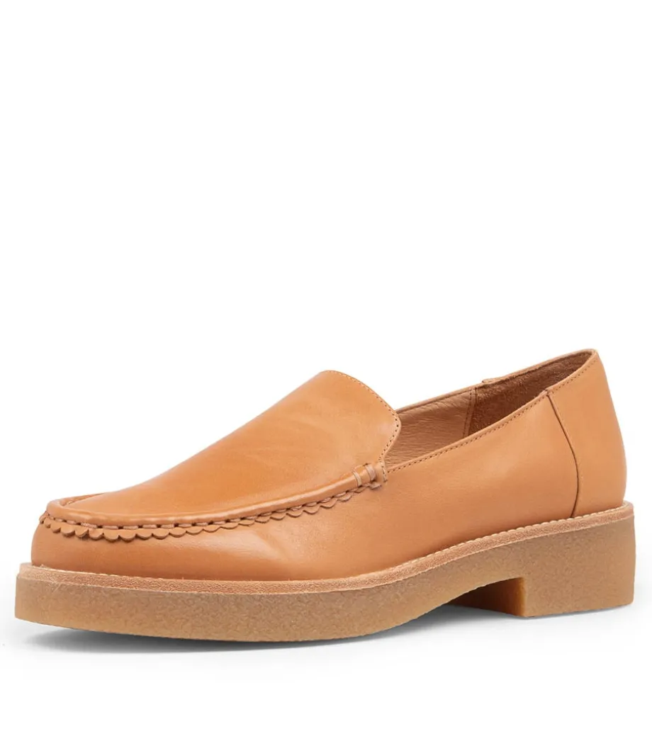 Feight Tan Leather Loafers<MOLLINI Sale