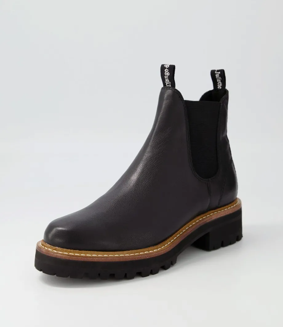 femi_black_tumble_leather_chelsea_boots_1.webp Femi Black Tumble Leather Chelsea Boots<DJANGO & JULIETTE New