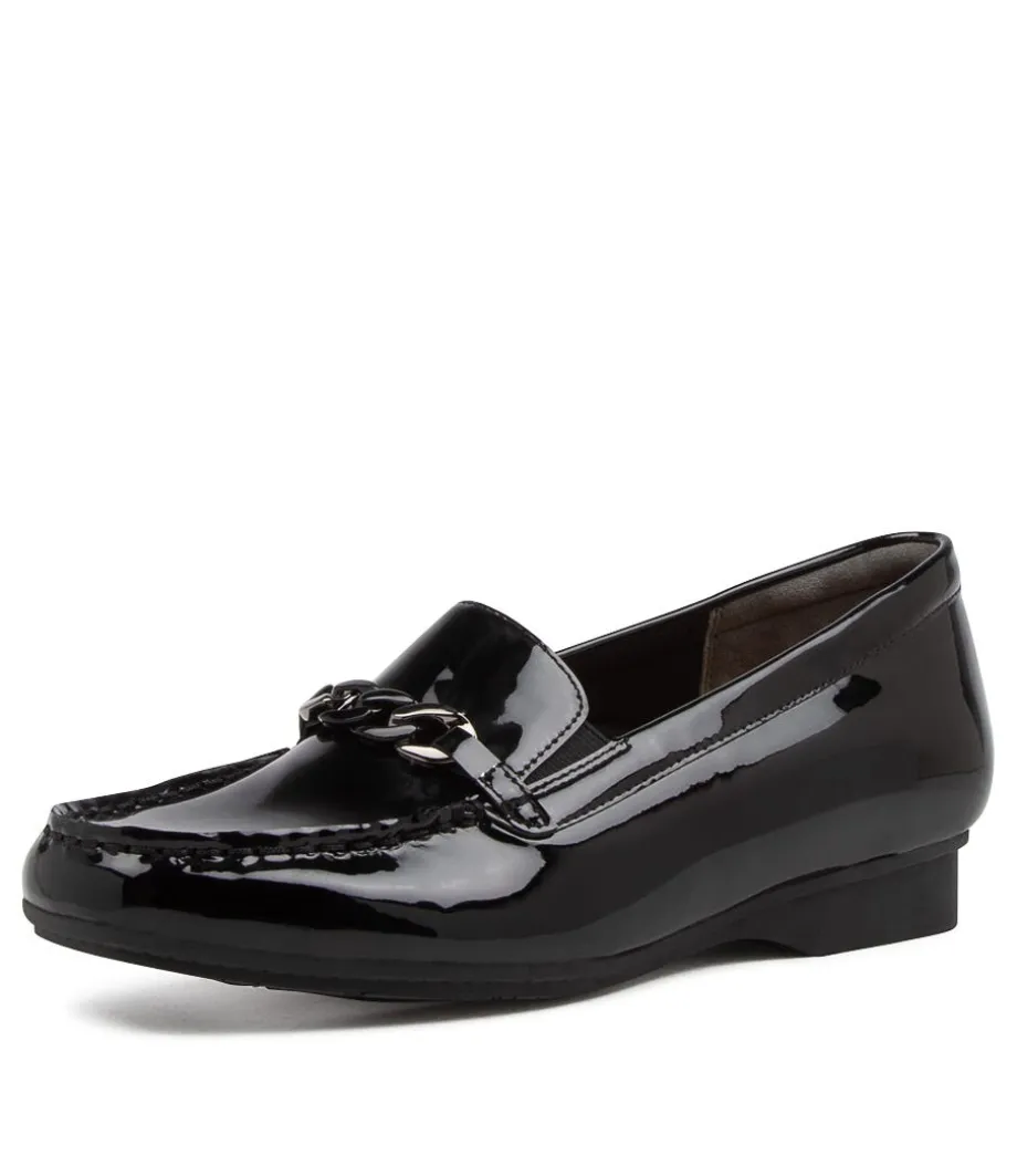 Fenders Xf Black Patent Leather Loafer<ZIERA Cheap
