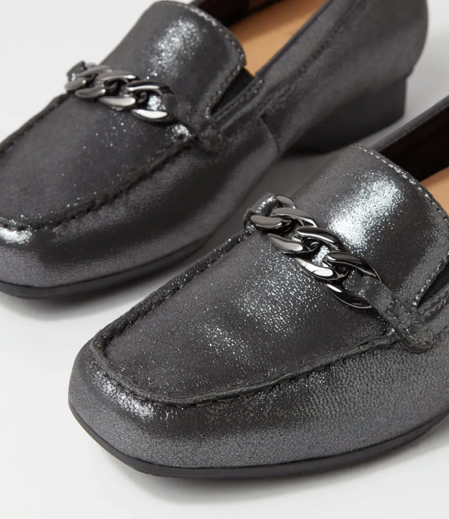 fenders_xf_pewter_powder_leather_loafers_4.webp Fenders Xf Pewter Powder Leather Loafers<ZIERA New