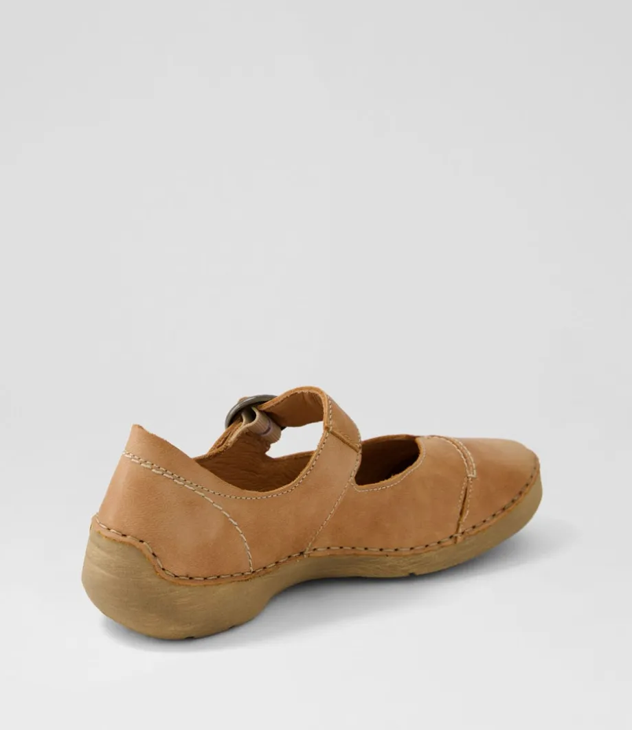 fergey__cognac_leather_mary_janes_2.webp Fergey 80 Cognac Leather Mary Janes<JOSEF SEIBEL Hot
